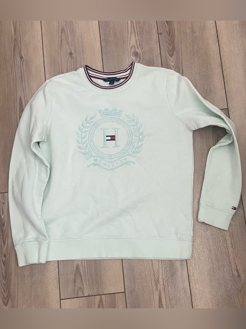 Tommy Hilfiger unisex Ice Blue Crest Sweatshirt